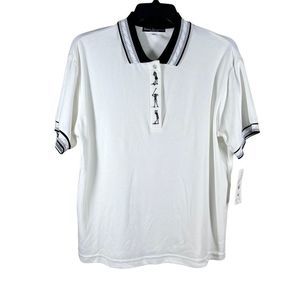 Dana Lee Sportswear Womens Sz L Vintage 80’s Embroidered Golf Shirt